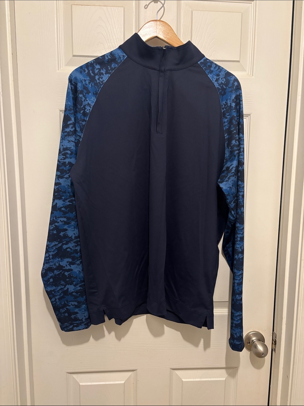 FootJoy Men's Camo Colorblock Midlayer Golf Pullover